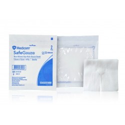 Medicom SAFEGAUZE 無紡鑰匙孔紗布拭子 無菌 7.5 x7.5cm