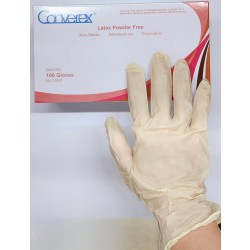 Converex 無粉乳膠100隻一次性手套
