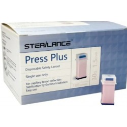 Sterilance Press Plus㇐次性採血針30G x 1.5mm 100支 HP2018