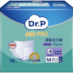 Dr.P 金裝PRO透氣活力褲- 夜用型 (中碼) 1包